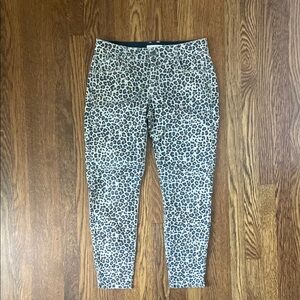 Animal Print Skinny Jeans